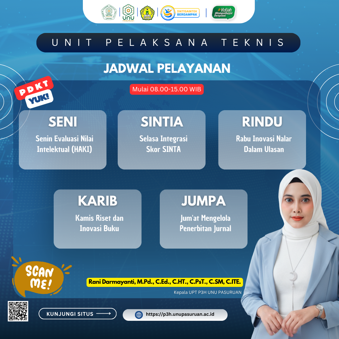 Jangan Biarkan Karyamu Sia-sia! Program "SENI" UPT P3H UNU Pasuruan Jadi Garda Terdepan Perlindungan HAKI