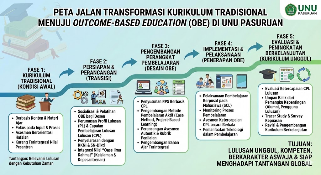 PETA JALAN TRANSFORMASI KURIKULUM: Menuju Outcome-Based Education (OBE) UNU Pasuruan