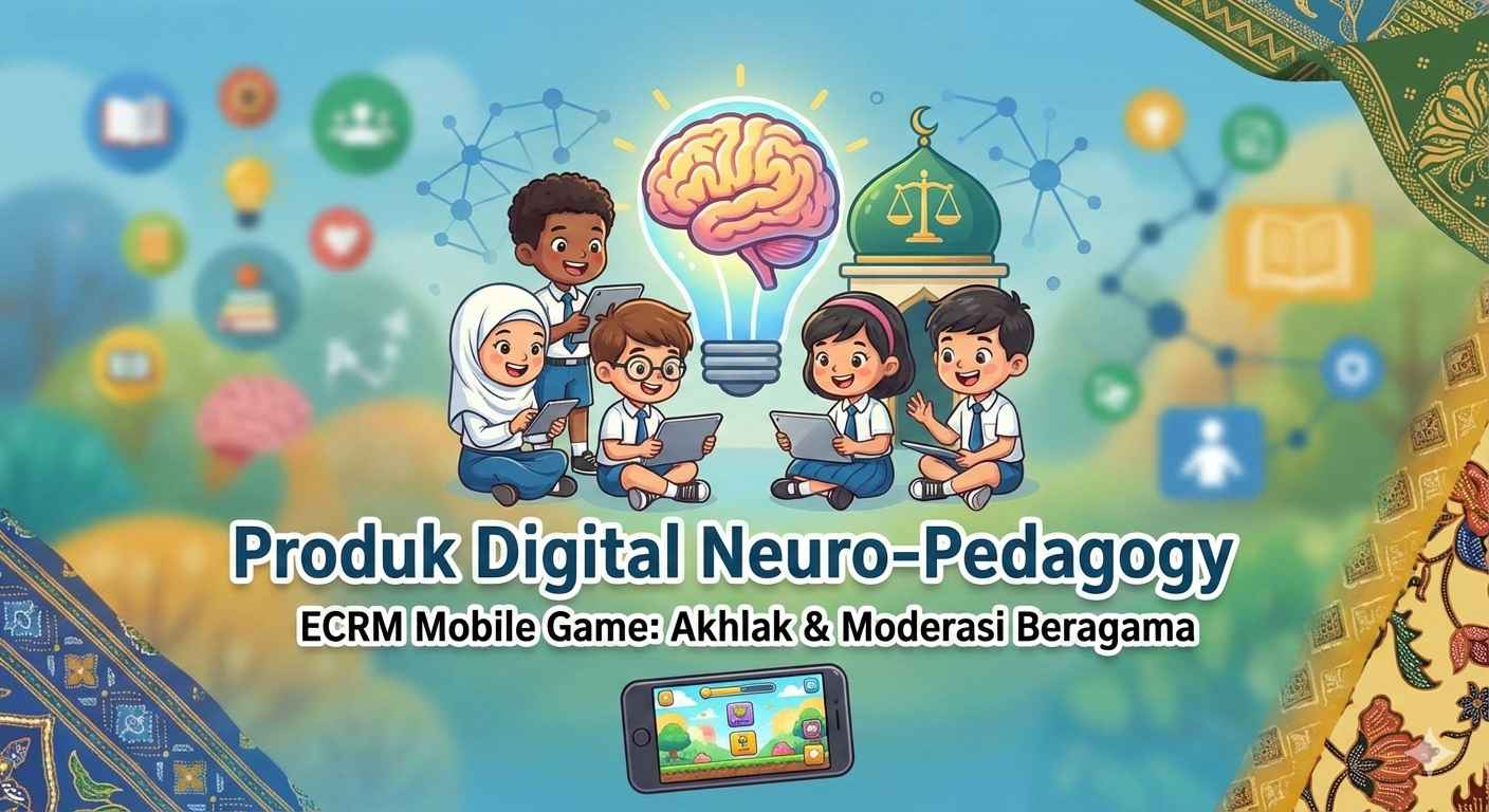 Produk Digital Neuro-Pedagogy  ECRM Mobile Game: Akhlak & Moderasi Beragama