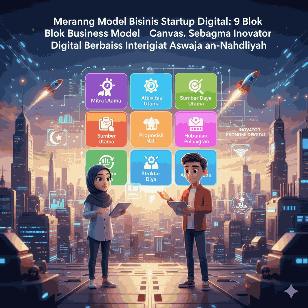 Merancang Model Bisnis Startup Digital: 9 Blok Business Model Canvas