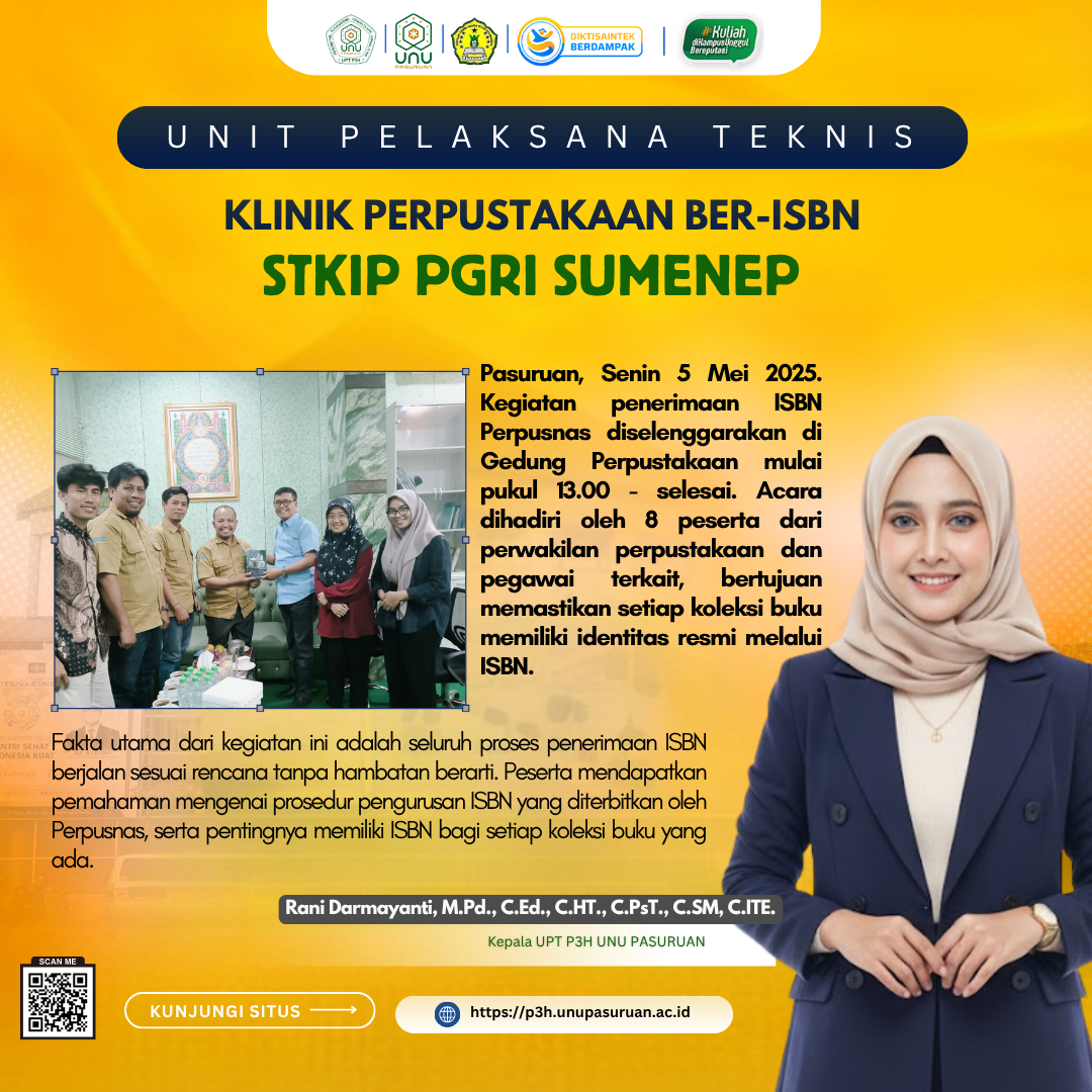 Sinergi Klinik Perpustakaan Universitas Nahdlatul Ulama Pasuruan dan Mitra