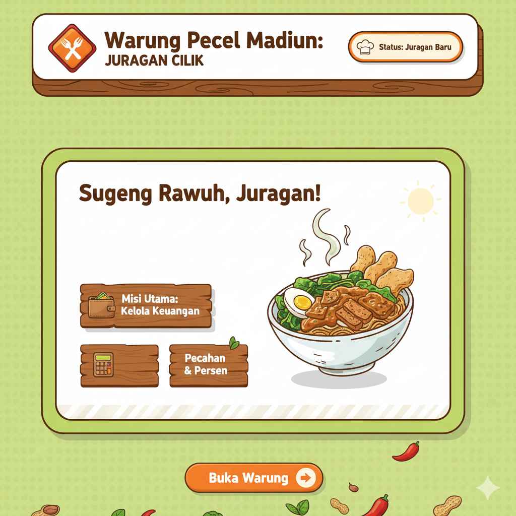 Warung Pecel Madiun Juragan Cilik
