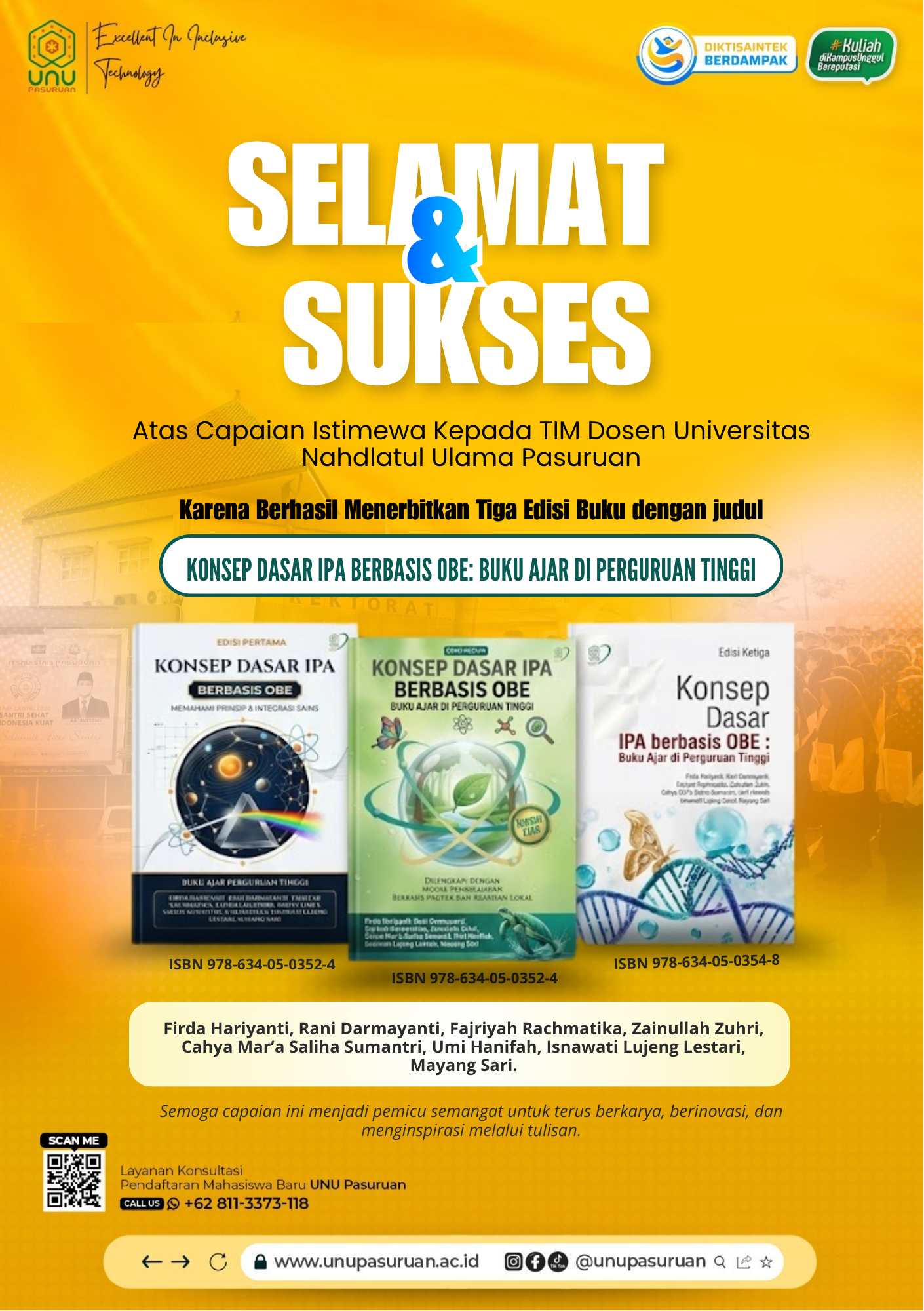 [Flyer Prestasi Dosen UNU Pasuruan]