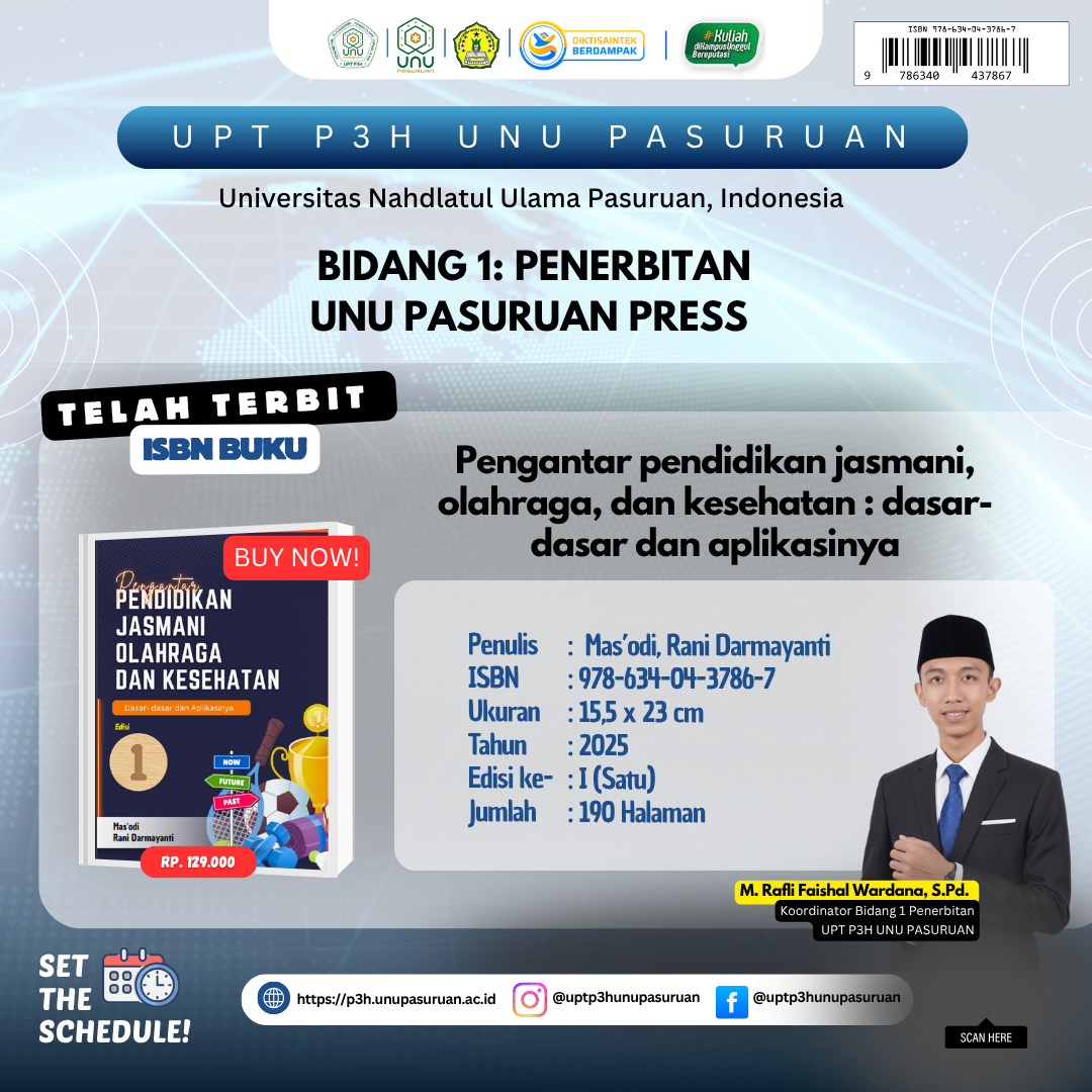 TEROBOSAN! Buku Pendidikan Jasmani UNU Pasuruan: Mengapa Siswa Anda TIDAK Boleh Melewatkannya?