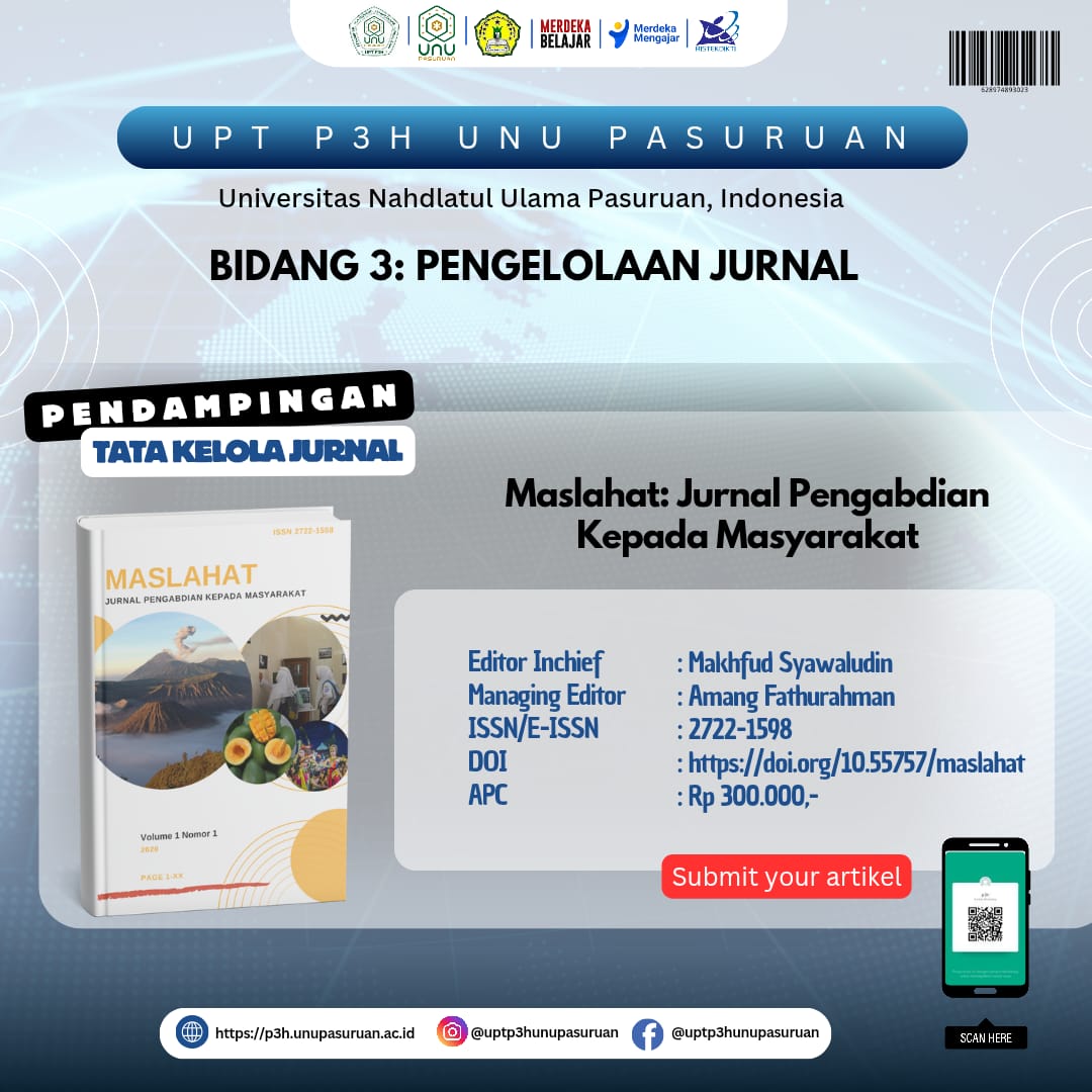 Konsultasi Jurnal Maslahat di UPT P3H