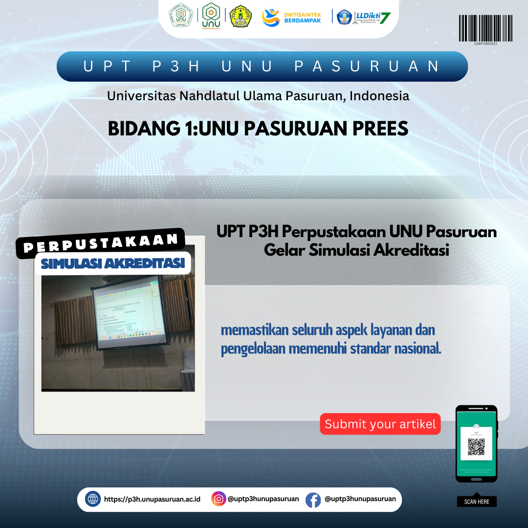 UPT P3H Perpustakaan UNU Pasuruan Gelar Simulasi Akreditasi untuk Tingkatkan Mutu Layanan