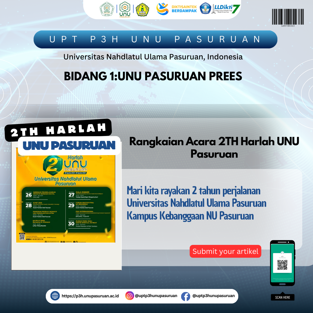 UNU Pasuruan Rayakan Harlah ke-2 dengan Serangkaian Acara Meriah