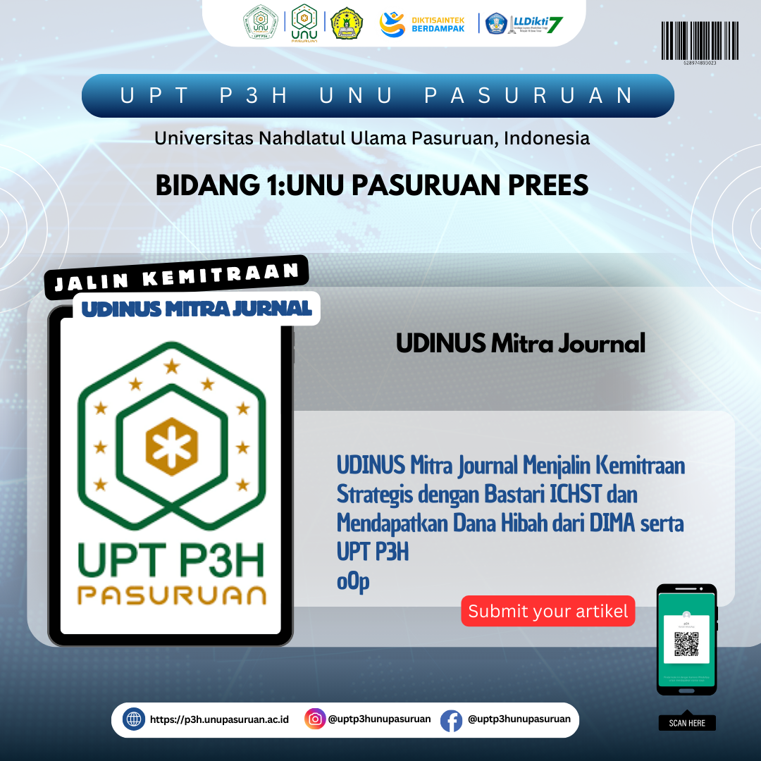 UDINUS Mitra Journal Menjalin Kemitraan Strategis dengan Bastari ICHST dan Mendapatkan Dana Hibah dari DIMA serta UPT P3H