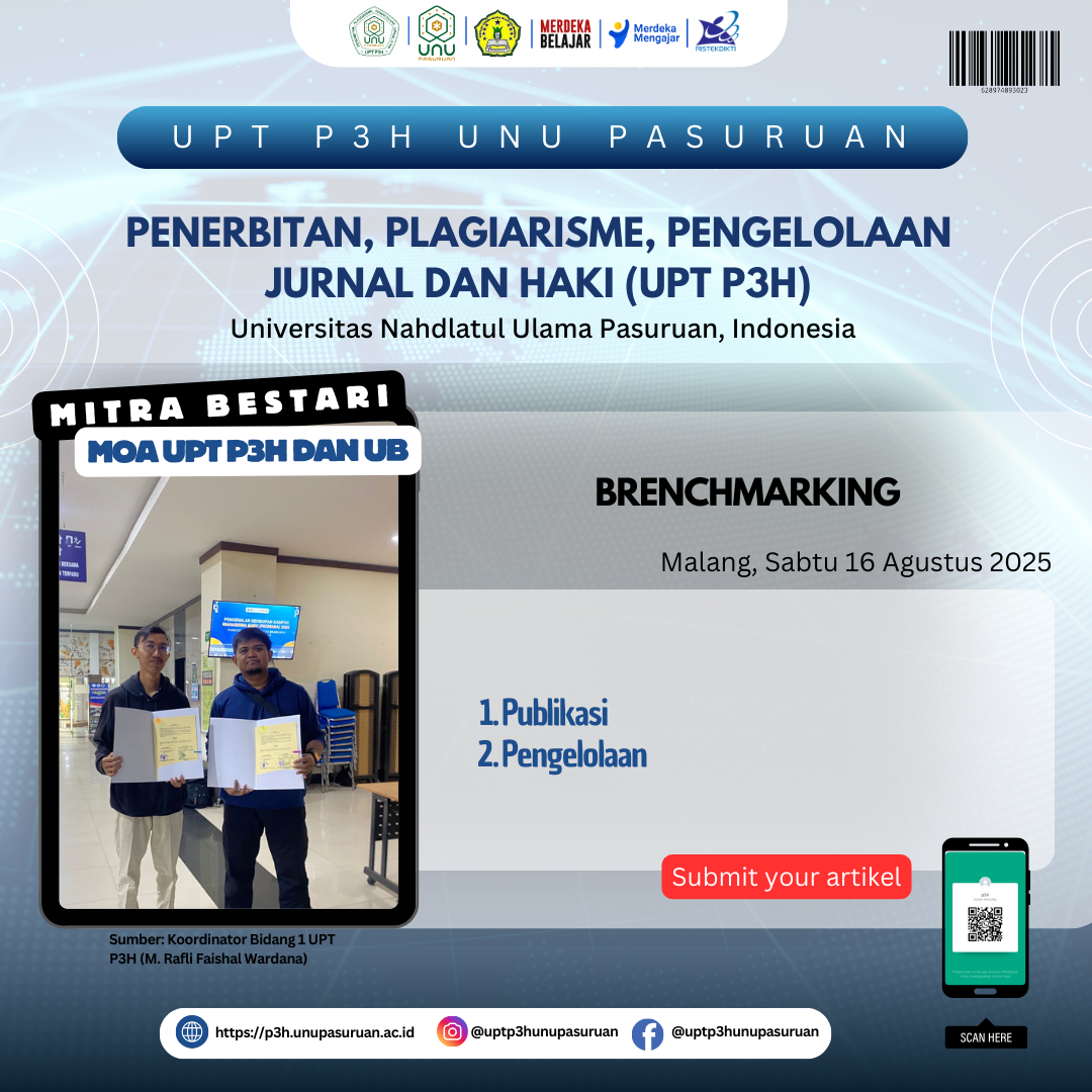 UPT P3H UNU Pasuruan Lakukan Benchmarking ke Universitas Brawijaya, Perkuat Kolaborasi Pengelolaan Jurnal dan Publikasi