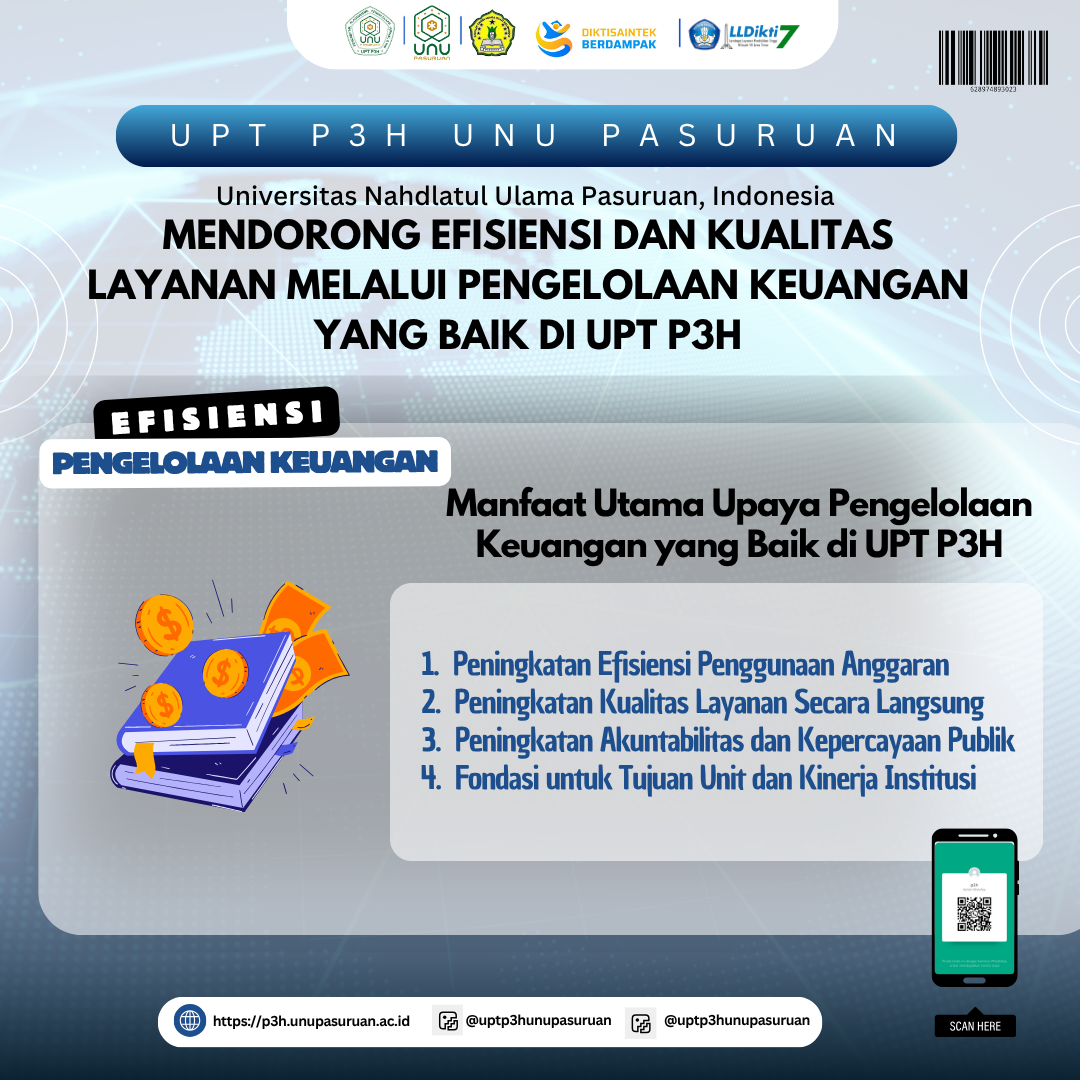 Mendorong Efisiensi dan Kualitas Layanan Melalui Pengelolaan Keuangan yang Baik di UPT P3H