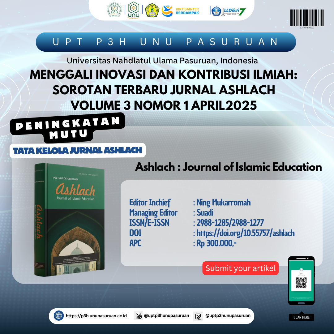 Menggali Inovasi dan Kontribusi Ilmiah: Sorotan Terbaru Jurnal Ashlach Volume 3 Nomor 1 April 2025